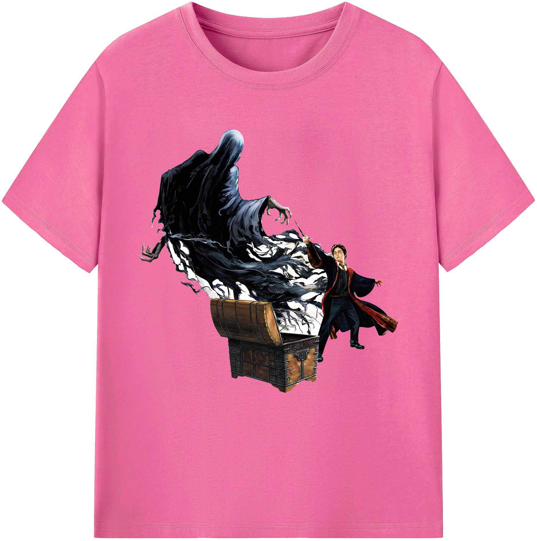 （画像用） Harry Potter ハリー・ポッターシリーズ レディースカジュアルプリントTシャツ（綿100％）